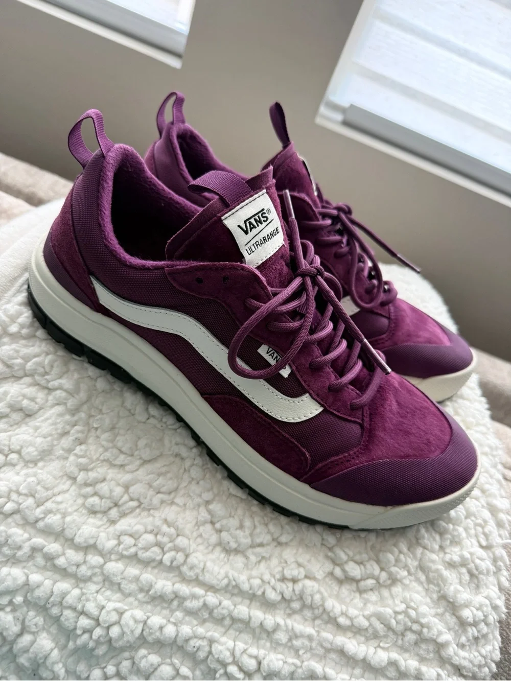 Vans Ultrarange Cold Weather Ultra Cushion Shoes Purple Men's 9.5